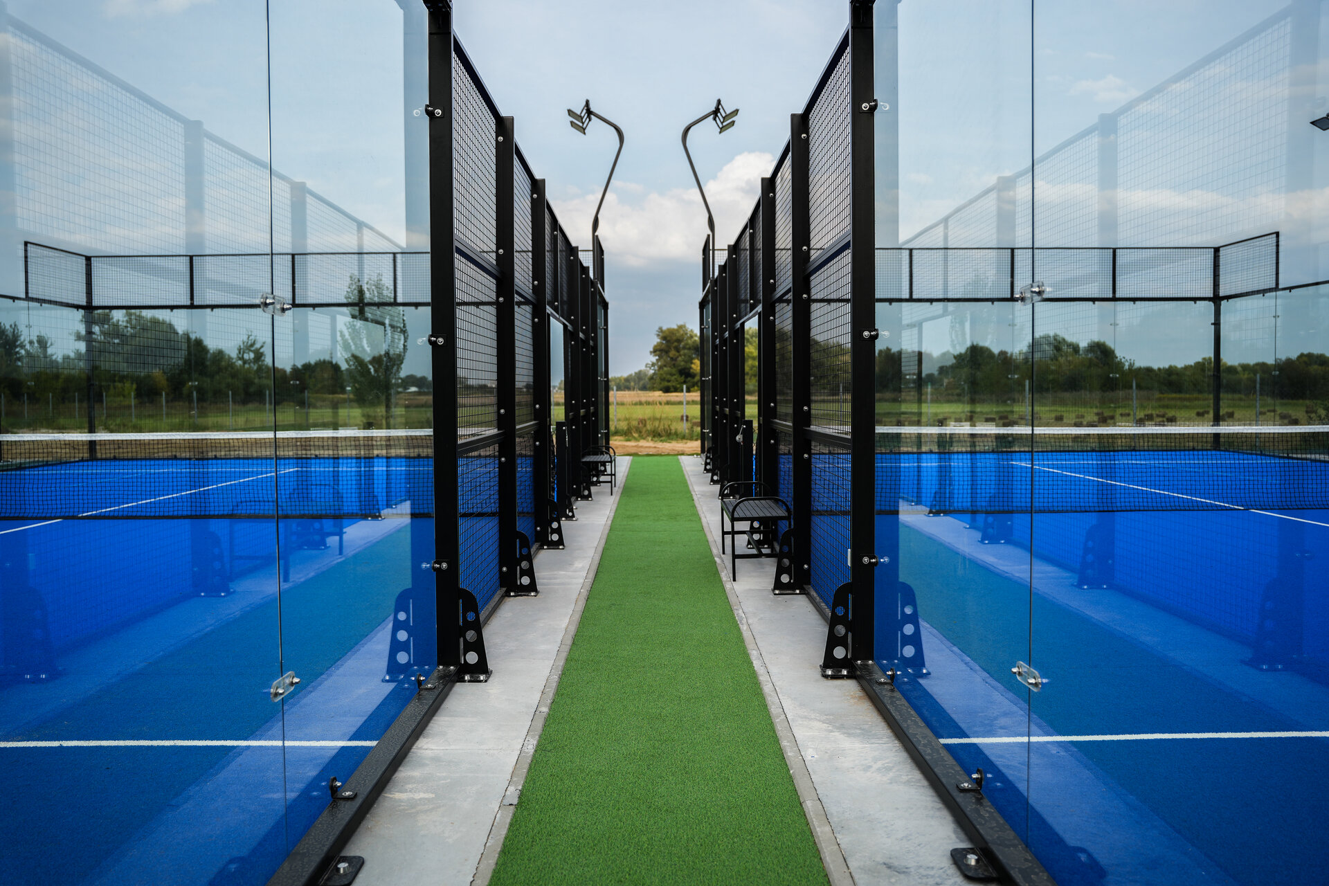 How much space does a padel court take?